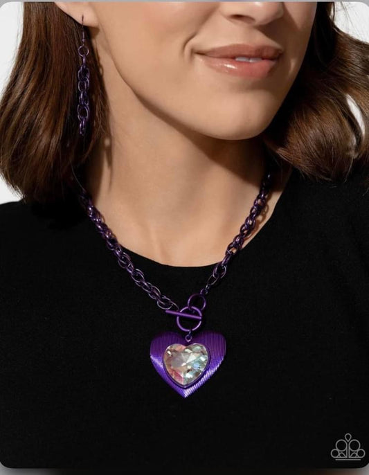 Necklace: "Modern Matchup - Purple"