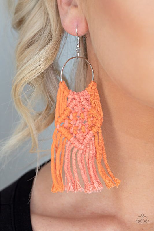 Macrame Rainbow - Orange