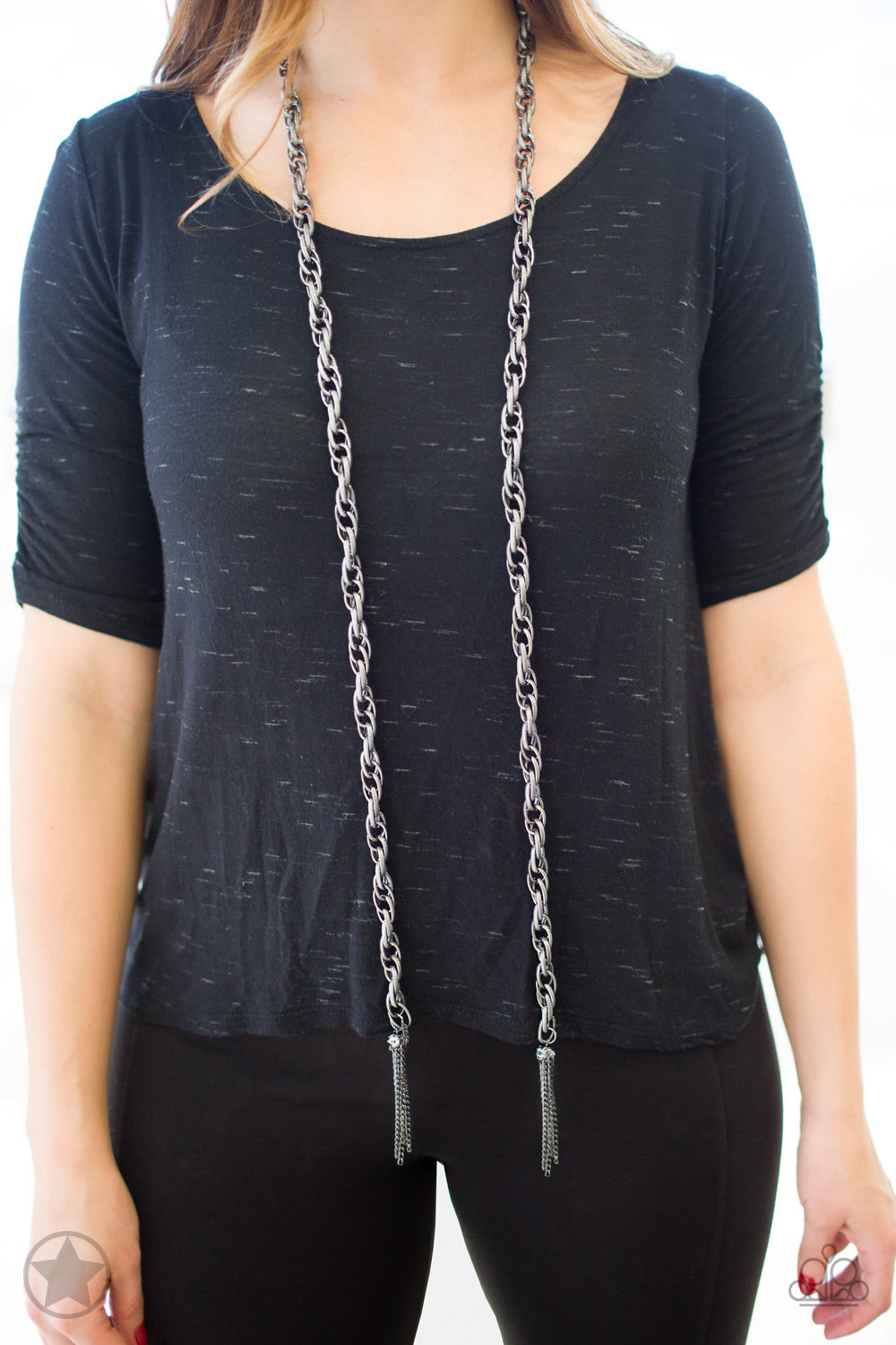 Scarfed for Attention - Gunmetal