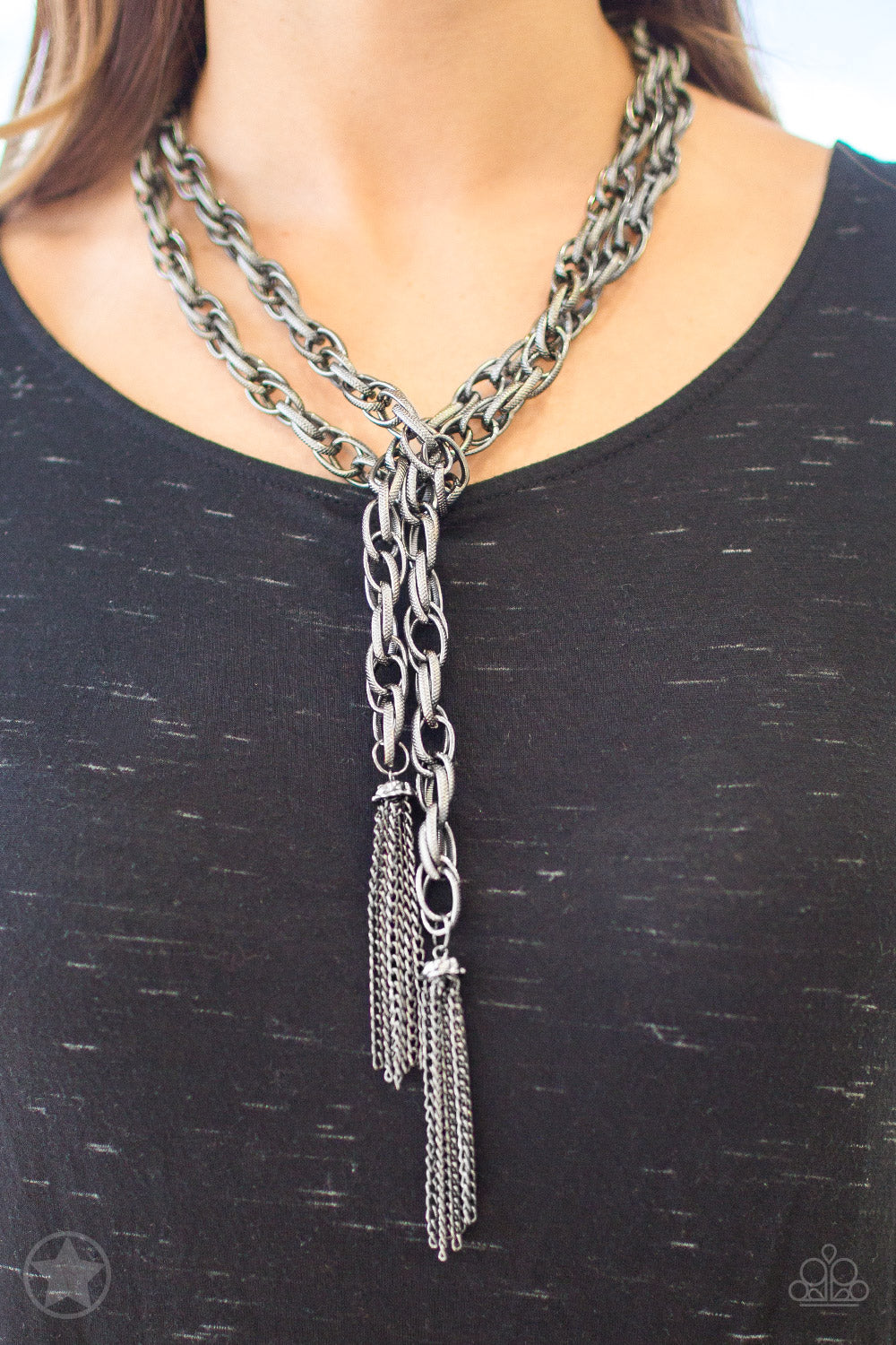 Scarfed for Attention - Gunmetal